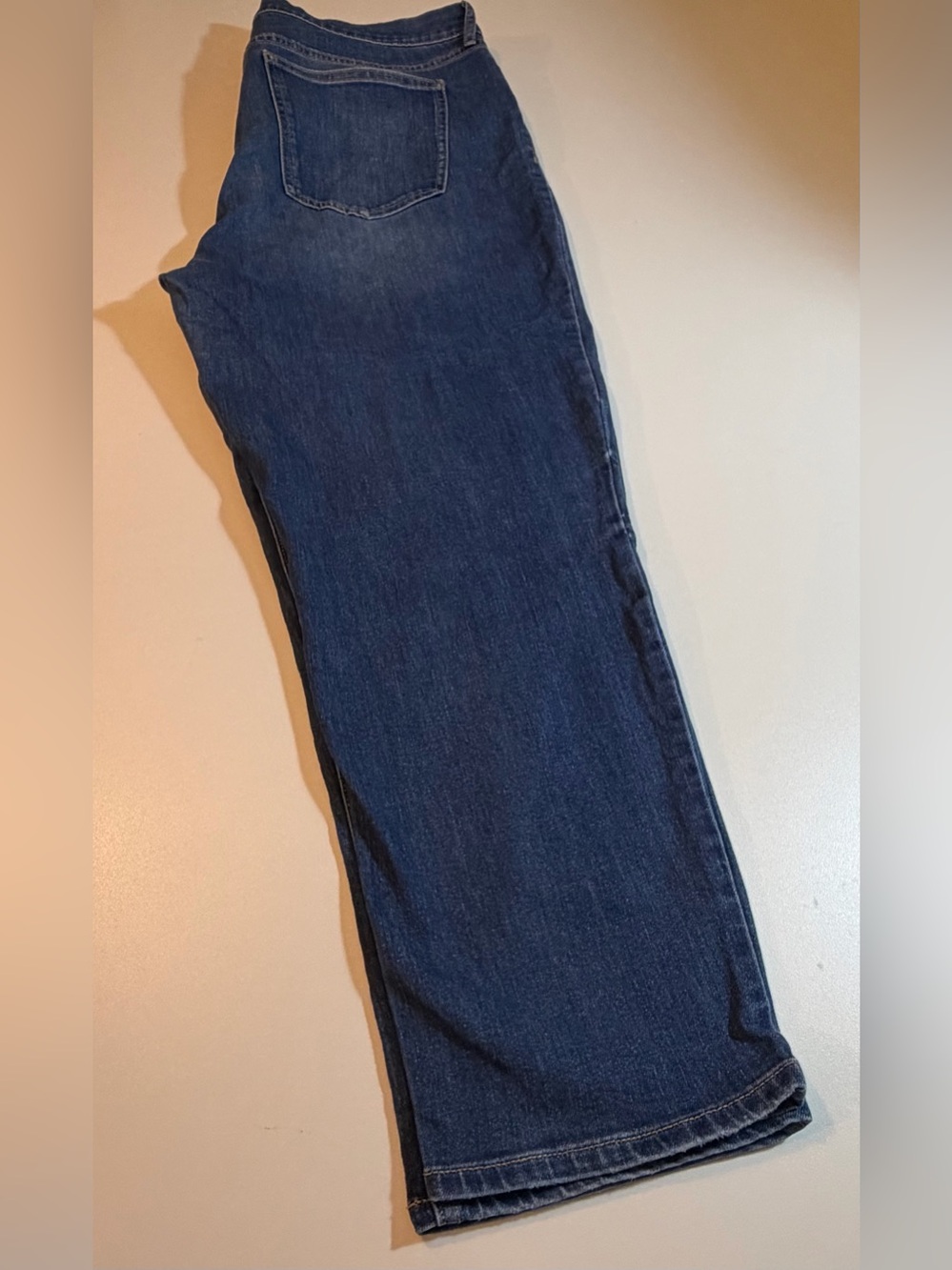 Old Navy The Power Jean The Perfect Straight Ankle Jeans Blue High Rise Size 18